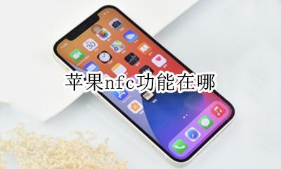 苹果nfc功能在哪 苹果nfc功能怎么开启