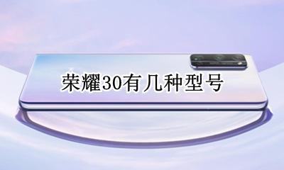 荣耀30有几种型号 华为荣耀30有几个型号