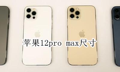 苹果12promax尺寸 尺寸多大