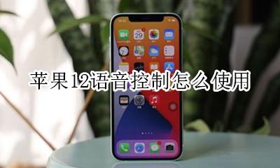 苹果12语音控制在哪 苹果12语音控制怎么使用