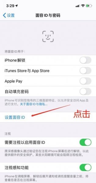 苹果x能设置指纹锁吗