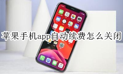 苹果手机app自动续费怎么关闭 苹果手机app如何取消自动续费