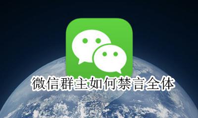 微信群主如何禁言全体 微信群主怎么禁言所有人