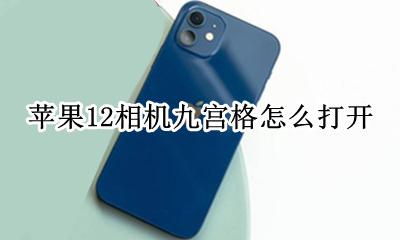 苹果12相机九宫格怎么打开 苹果12相机怎么设置九宫格