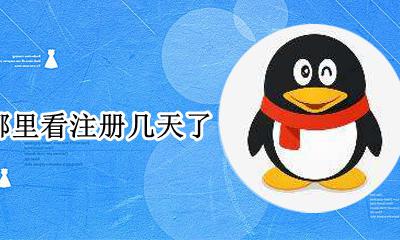 qq哪里看注册几天了 qq如何看注册了多少天