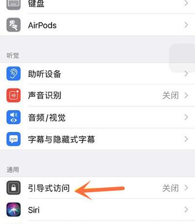 引导访问模式怎么打开