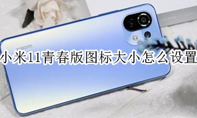小米11系统图标太大 小米11青春版图标大小怎么设置