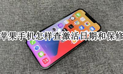 苹果手机怎样查激活日期和保修 苹果手机怎么查询保修时间和激活时间