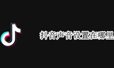 抖音声音设置在哪里 抖音聊天声音怎么设置