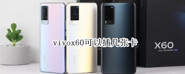 vivox60可以插几张卡