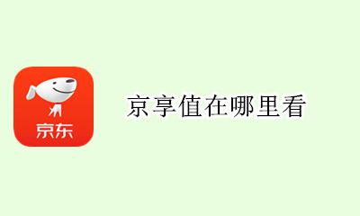 京享值图片 京享值在哪里看