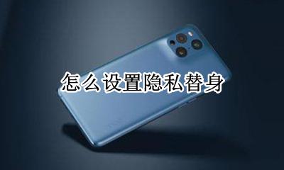 怎么设置隐私替身 手机隐私替身什么意思