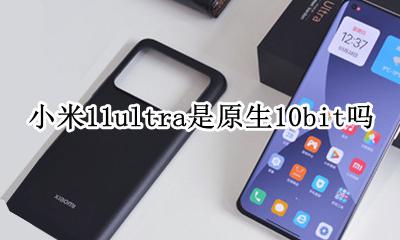 小米11是11bit吗 小米11ultra是原生10bit吗