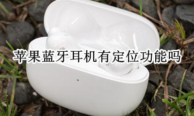 苹果蓝牙耳机有定位功能吗 苹果蓝牙耳机定位怎么定的