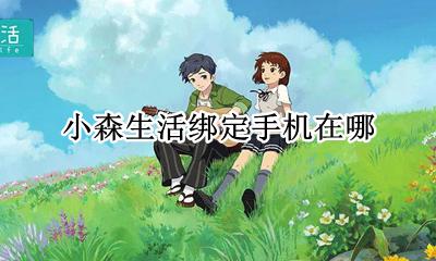 小森生活商城在哪里 小森生活绑定手机在哪