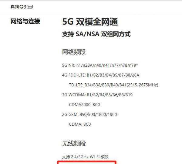 真我q3pro支持wifi6吗