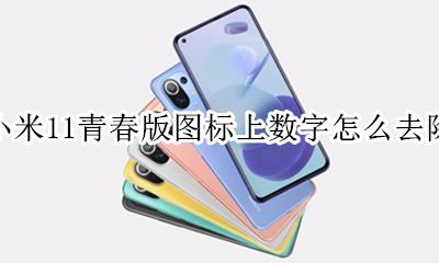 小米11图标怎么变小 小米11青春版图标上数字怎么去除