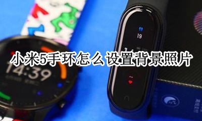 小米5手环怎么设置背景照片 小米手环5背景图片怎么设置