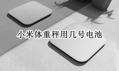 小米体重秤用几号电池 小米体重秤用的是几号电池