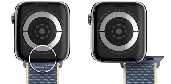 applewatch表带怎么拆