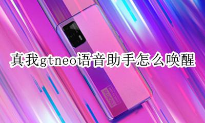 怎么唤醒yoyo语音助手 真我gtneo语音助手怎么唤醒