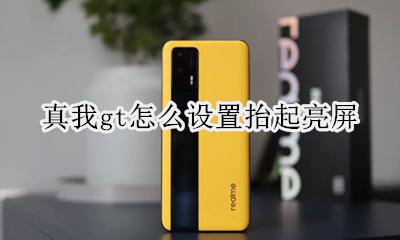 真我gt怎么设置抬起亮屏 如何设置抬起亮屏
