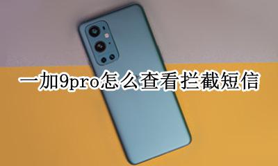 一加手机拦截短信在哪 一加9pro怎么查看拦截短信