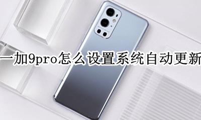 一加9pro适合更新新系统吗 一加9pro怎么设置系统自动更新