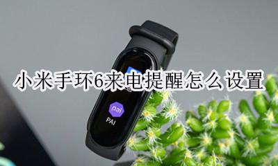 小米手环6怎么来电提醒 小米手环6来电提醒怎么设置