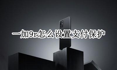 一加9r怎么设置支付保护 一加9r支付保护怎么打开