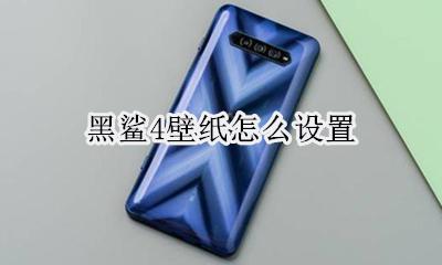黑鲨4壁纸怎么设置 黑鲨4超级壁纸怎么设置