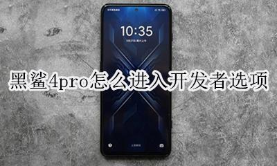 黑鲨4pro怎么进入开发者选项 黑鲨4pro开发者选项在什么地方