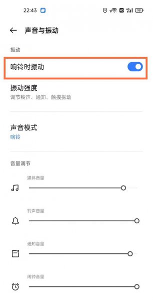 真我gtneo来电铃声振动怎样关