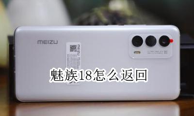 魅族18怎么返回 魅族18怎么调出返回键