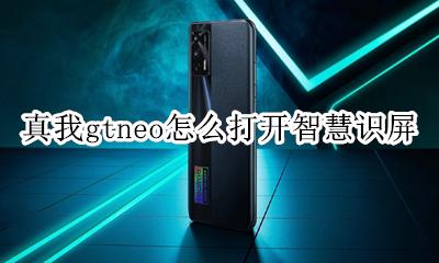 真我gtneo怎么打开智慧识屏 如何打开智慧识屏