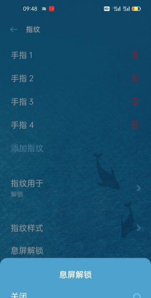 一加9怎么显示指纹图标