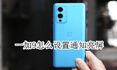 一加双击亮屏怎么设置 一加9怎么设置通知亮屏