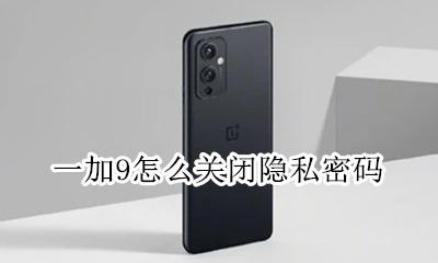 一加隐藏空间设置密码 一加9怎么关闭隐私密码