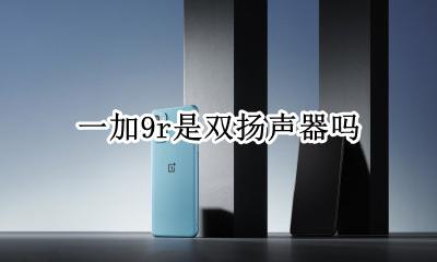一加9是双扬声器吗 一加9r是双扬声器吗