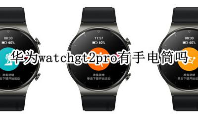 华为watch gt2手电筒在哪 华为watchgt2pro有手电筒吗