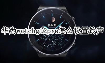 华为gt2pro可以设置铃声吗 华为watchgt2pro怎么设置铃声