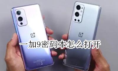 一加9密码本怎么打开 密码本在哪里