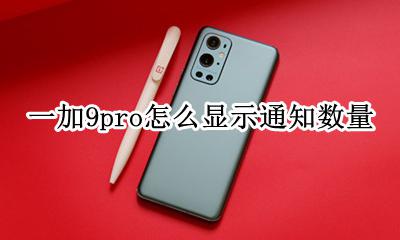 一加9pro信息不提示 一加9pro怎么显示通知数量