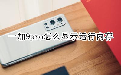 一加手机怎么显示运行内存 一加9pro怎么显示运行内存