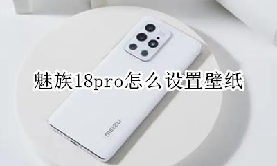 魅族18内置壁纸下载 魅族18pro怎么设置壁纸