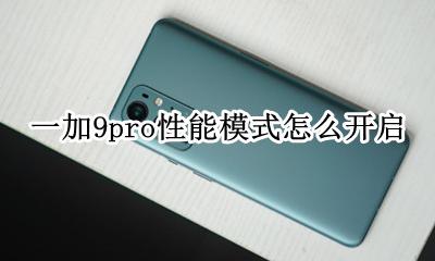 一加9Pro配置出炉 一加9pro性能模式怎么开启