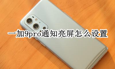 一加9如何设置息屏常亮 一加9pro通知亮屏怎么设置