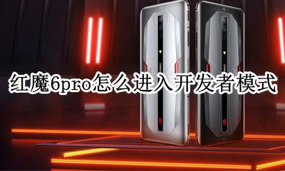 红魔手机怎么打开开发者模式 红魔6pro怎么进入开发者模式