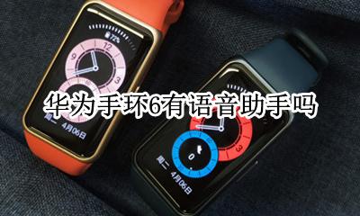 华为手环6有语音助手吗 荣耀手环6语音助手怎么用