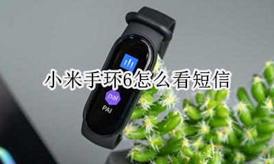 小米手环6短信显示 小米手环6怎么看短信